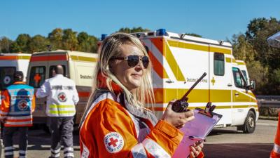 Landkreis Boeblingen: Katastrophenschutzuebung Heisser Sueden in 4 Landkreisen - Uebungsorte im Landkreis Boeblingen